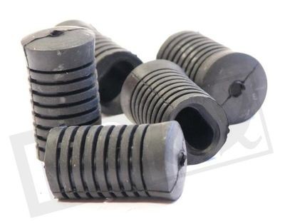 schakelpedaalrubber rond-zwart